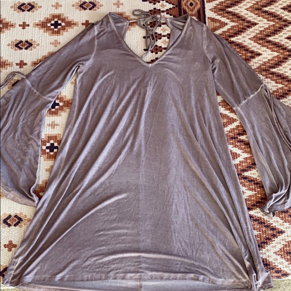 Lavender/ ashy purple dress